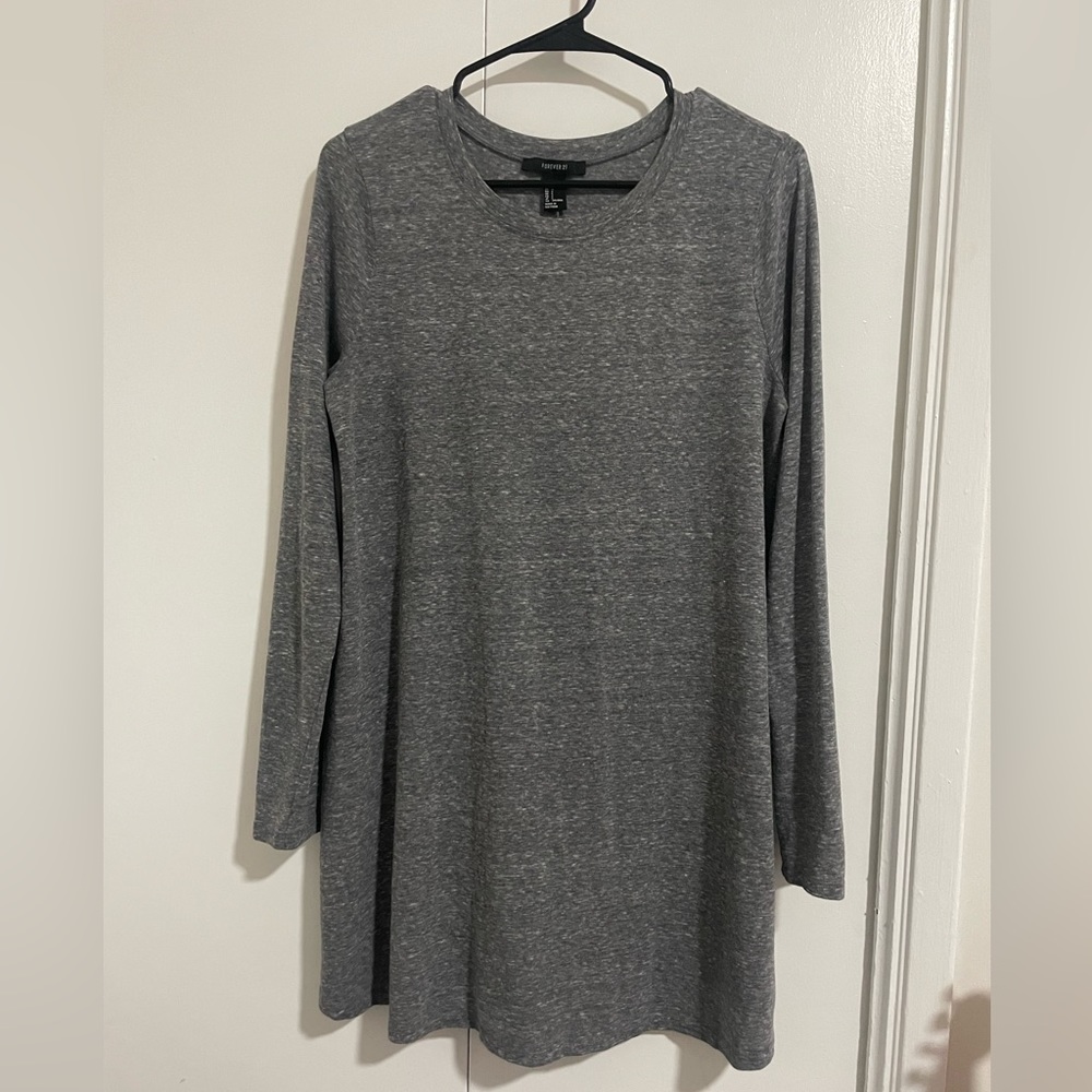 Forever 21 Long Sleeve Flowy Dress